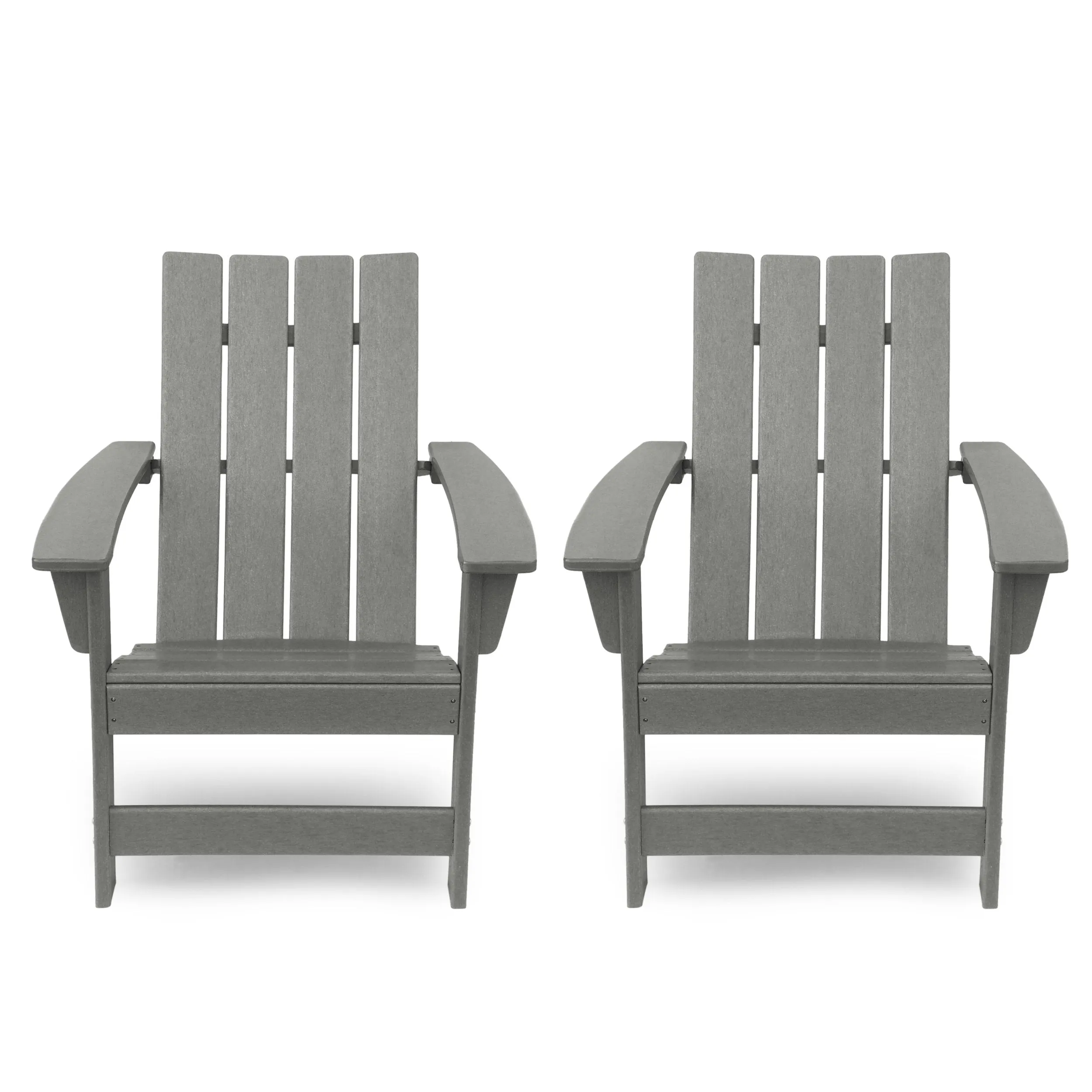 Outdoor Contemporary Adirondack Chair (Set of 2) - NH936213 patio chairs, outdoor seating