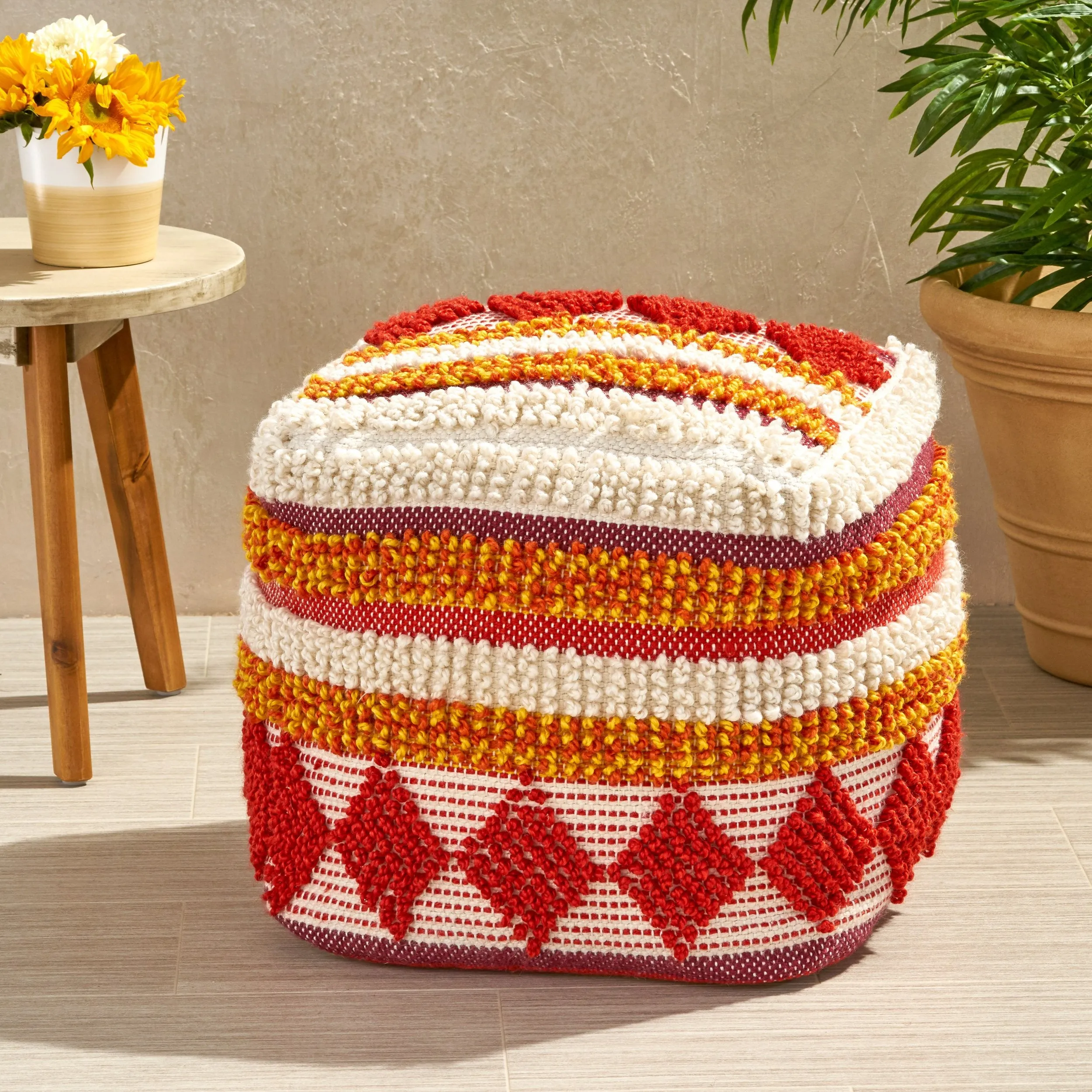 Outdoor Cube Pouf - NH026703