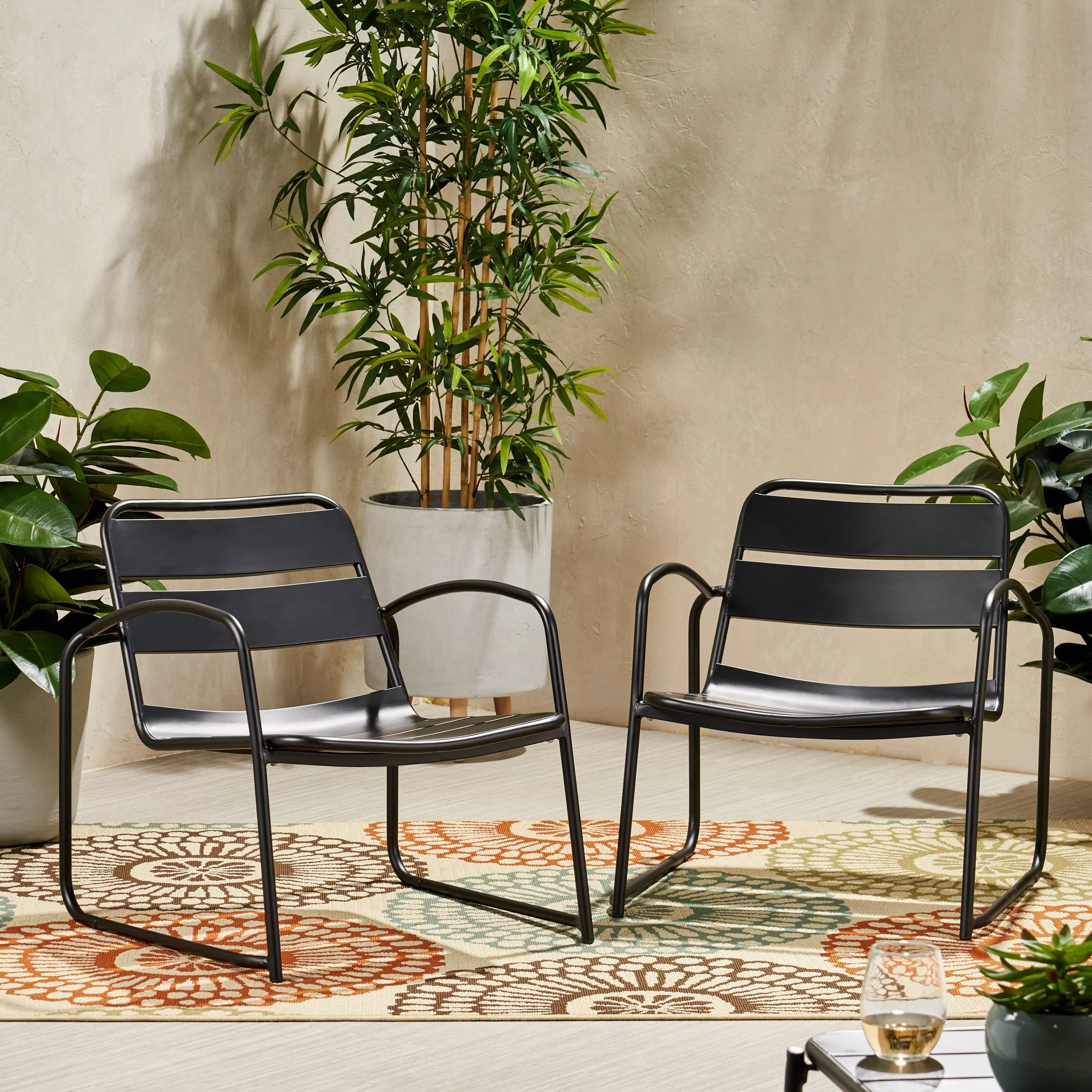 Outdoor Dining Chair (Set of 2) - NH843113 chandelier, pendant light