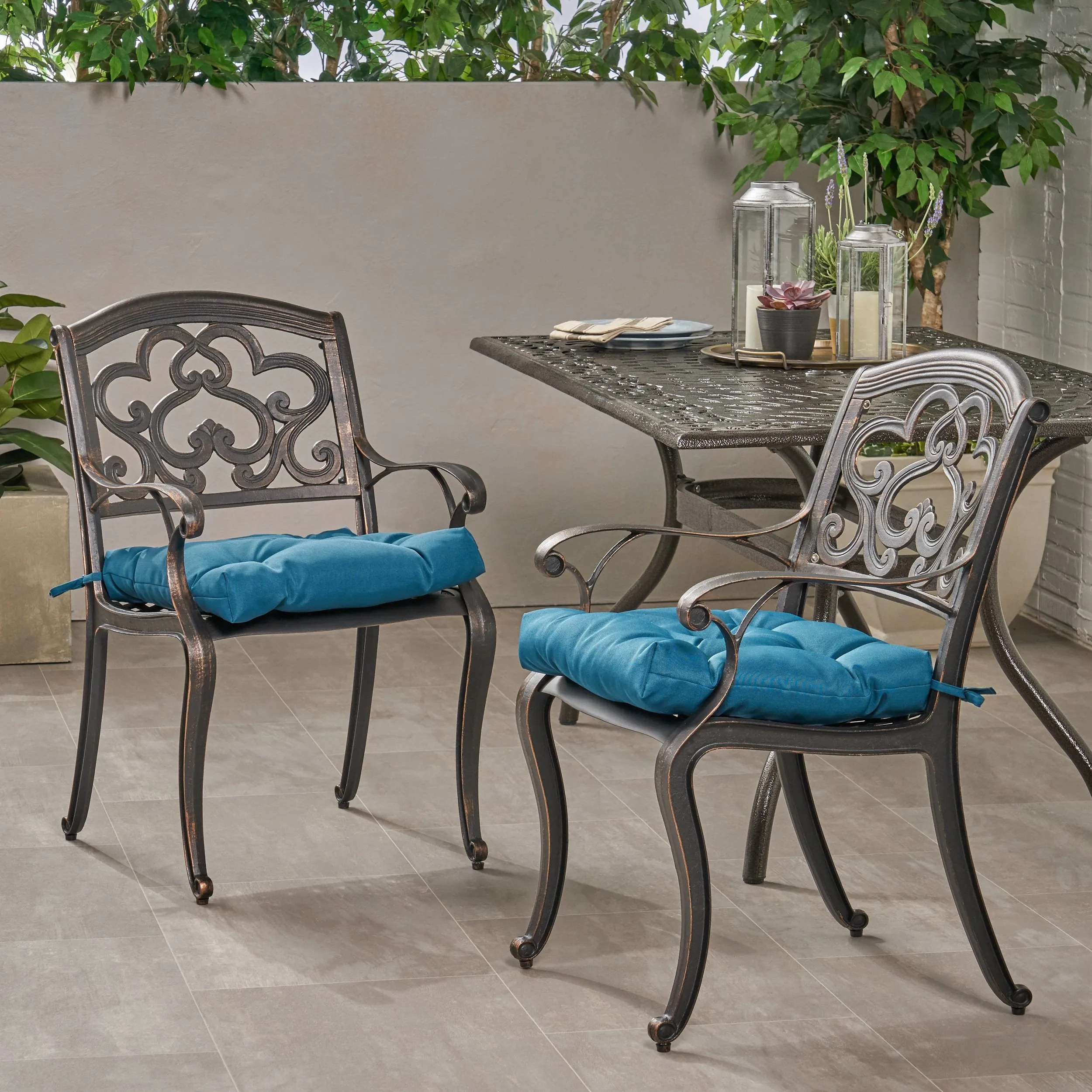 Outdoor Dining Chair with Cushion (Set of 2) - NH061013