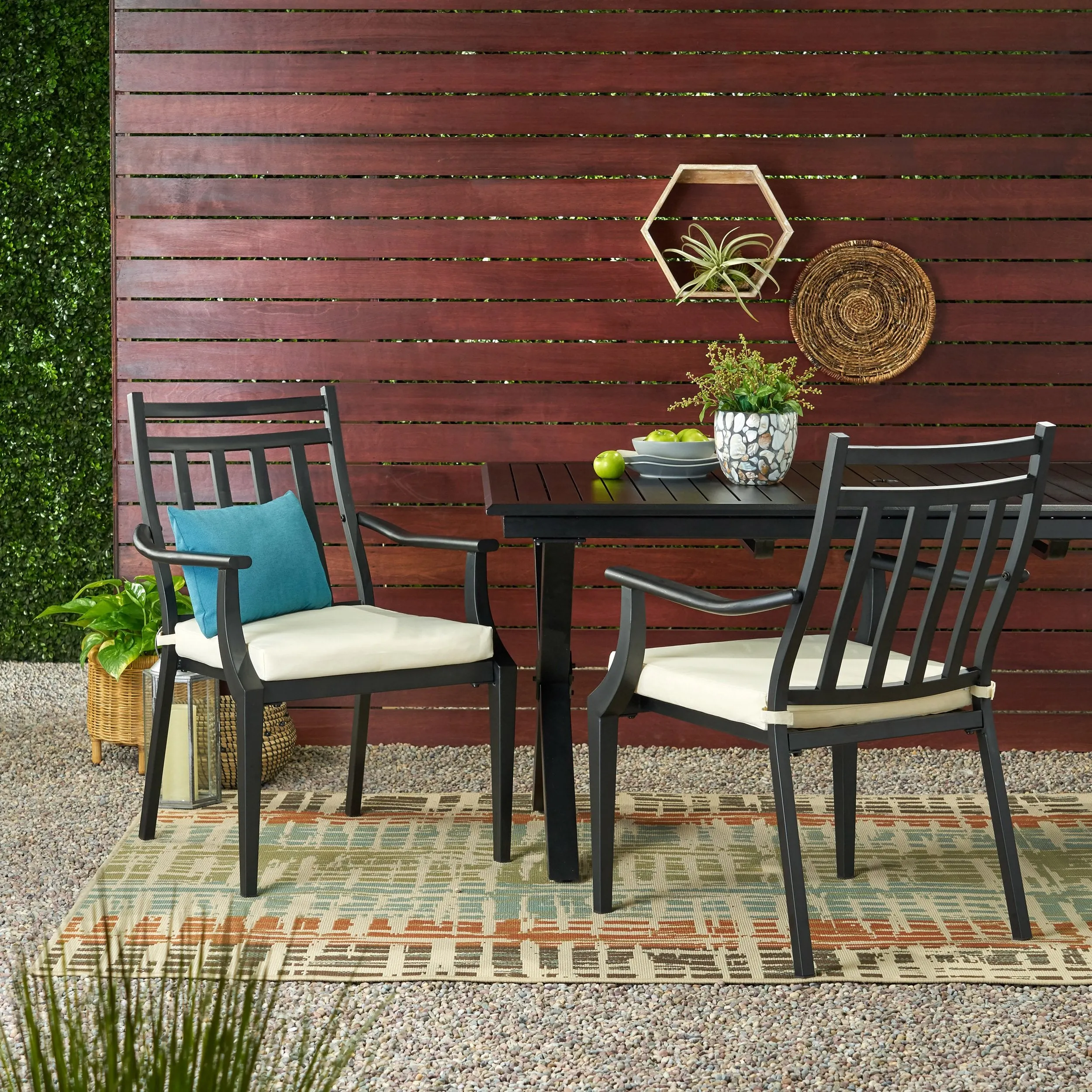 Outdoor Dining Chair with Cushion (Set of 2) - NH705113 patio chairs, outdoor seating