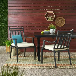 Outdoor Dining Chair with Cushion (Set of 2) - NH705113 patio chairs, outdoor seating