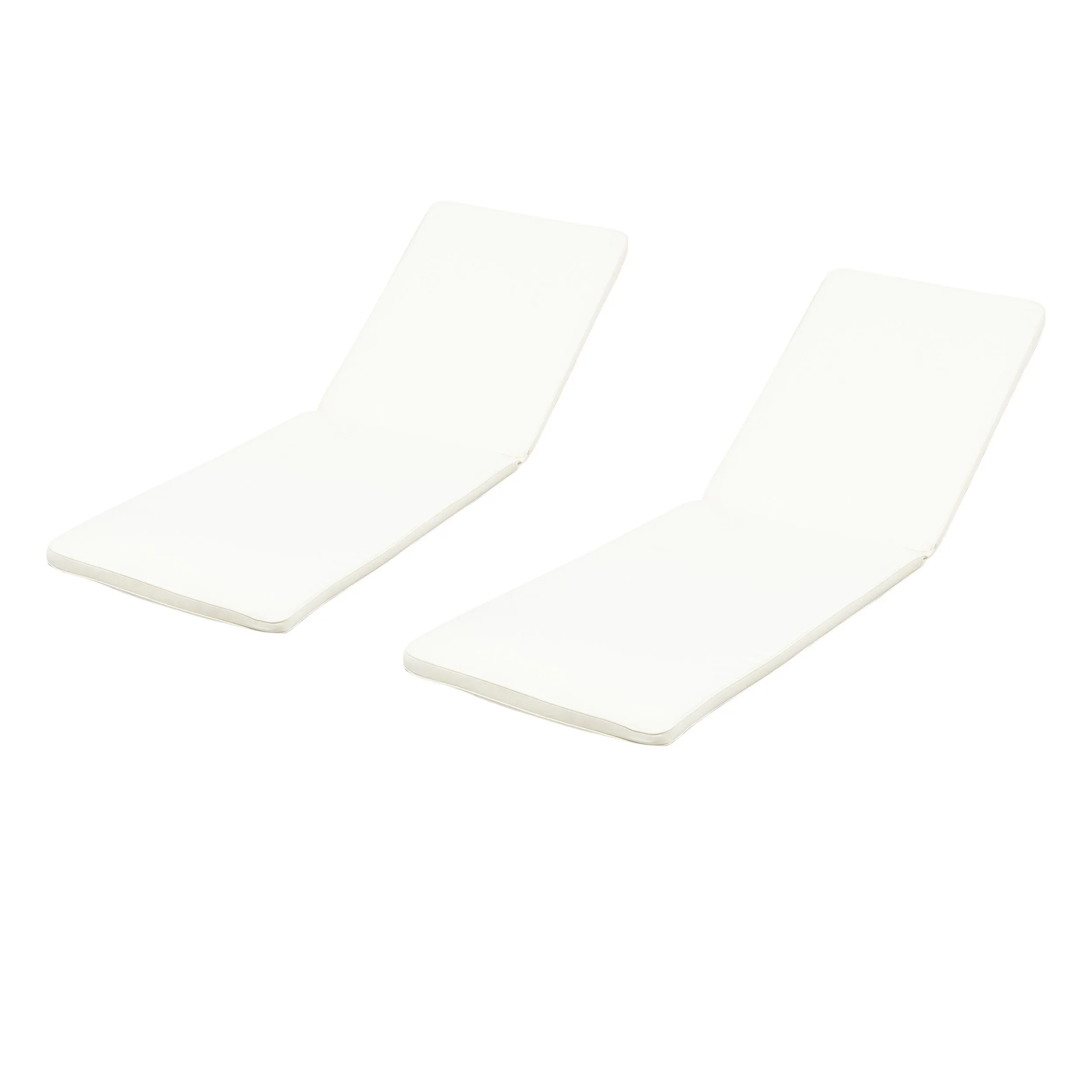 Outdoor Fabric Chaise Lounge Cushion (Set of 2) - NH387903