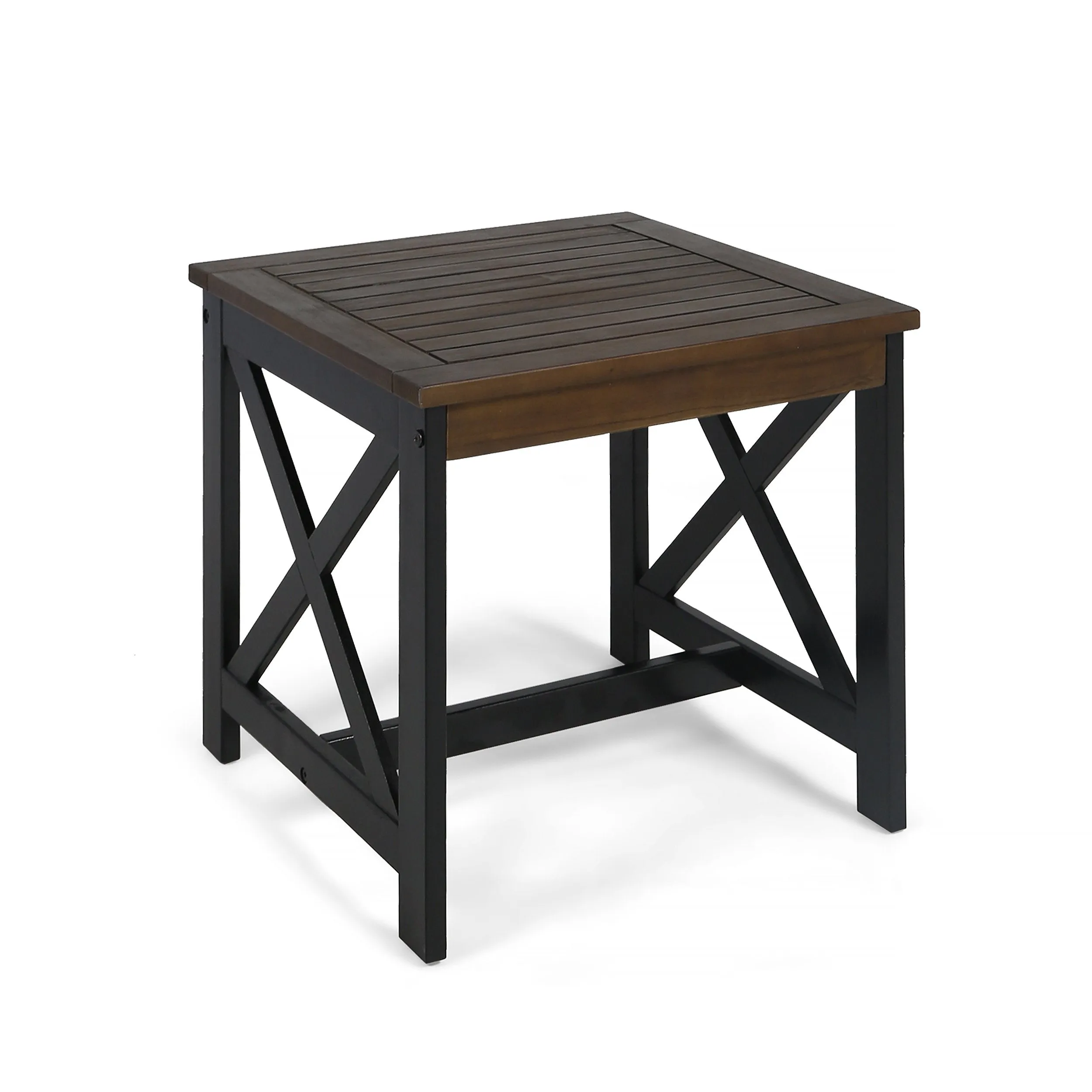 Outdoor Farmhouse Acacia Wood End Table - NH076703 coffee table, accent table