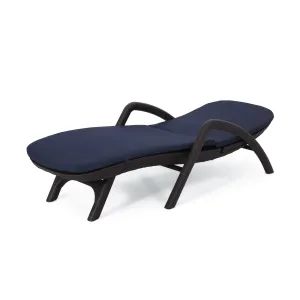 Outdoor Faux Wicker Chaise Lounge with Cushion - NH912313 patio chairs, outdoor seating