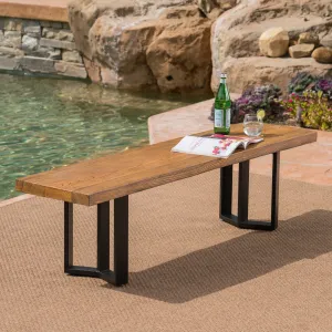 Outdoor Finish Light Weight Concrete Dining Bench - NH301403 stair tread rug, stair mat