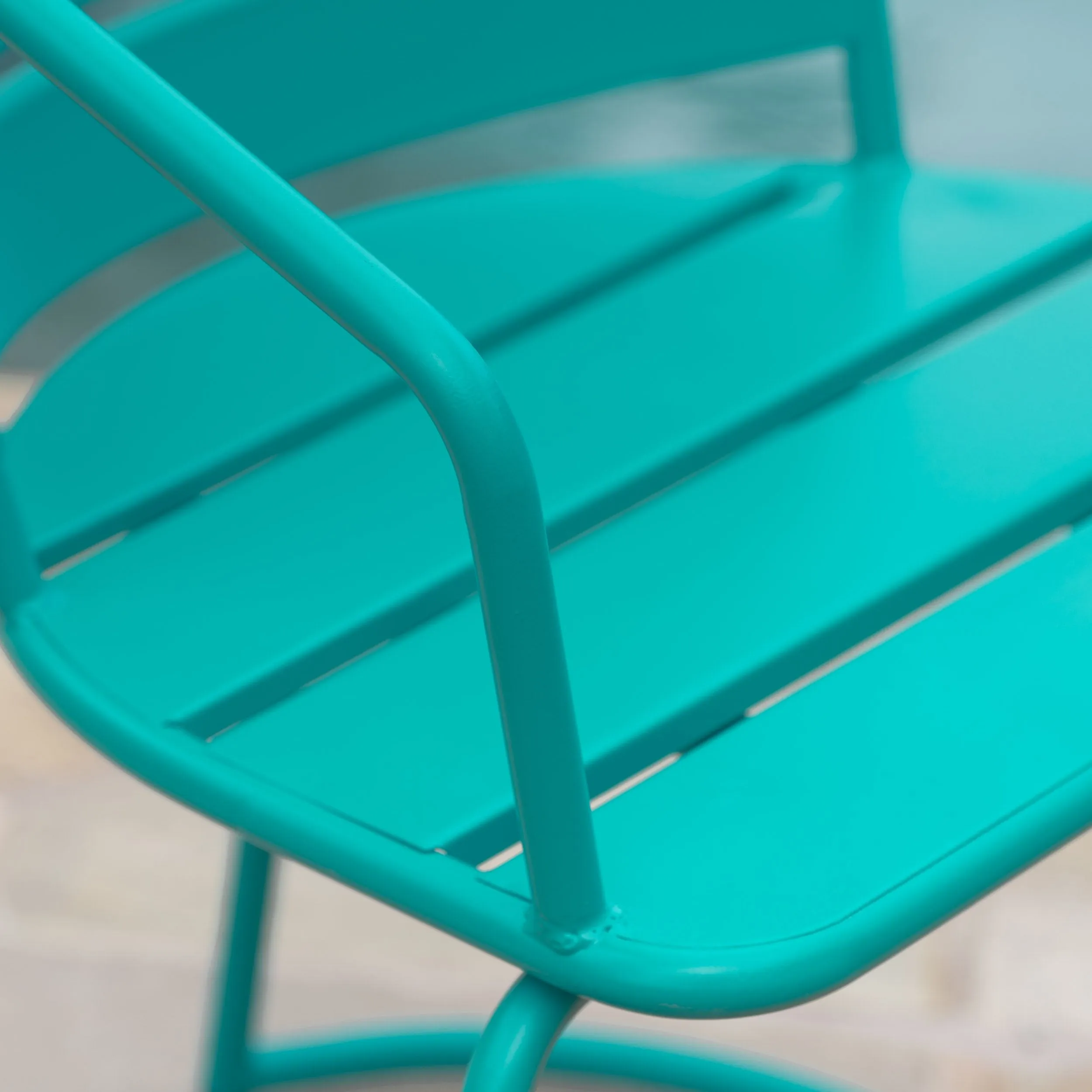 Outdoor Finished Iron Bistro Set - NH904303