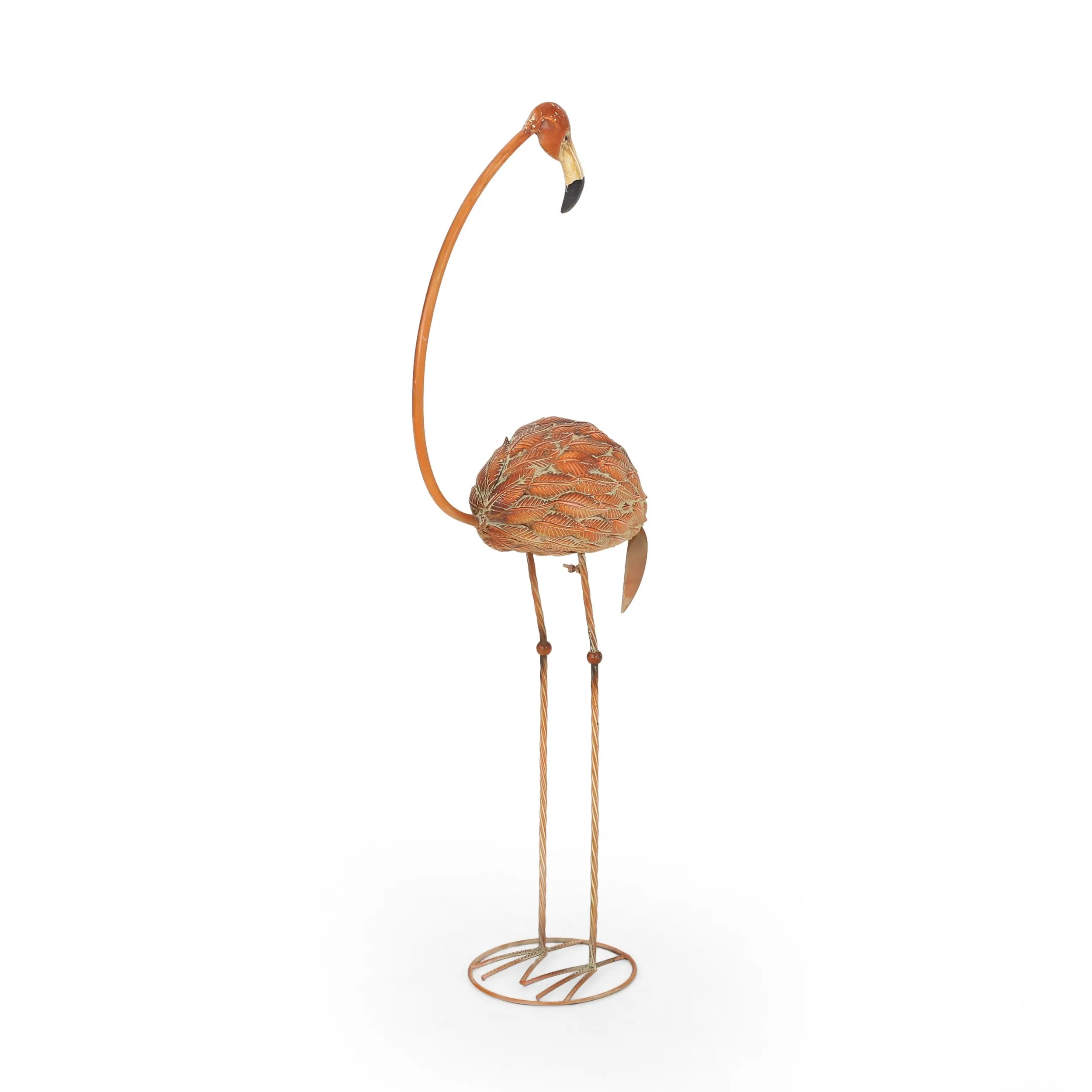 Outdoor Flamingo Garden Art Decor (Set of 2) - NH677213