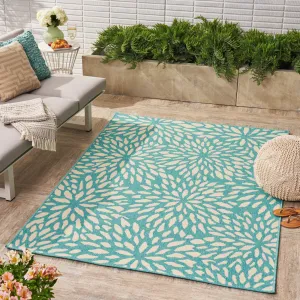 Outdoor Floral Area Rug - NH339403 patio chairs, outdoor seating