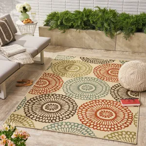 Outdoor Floral Area Rug - NH609403 patio chairs, outdoor seating