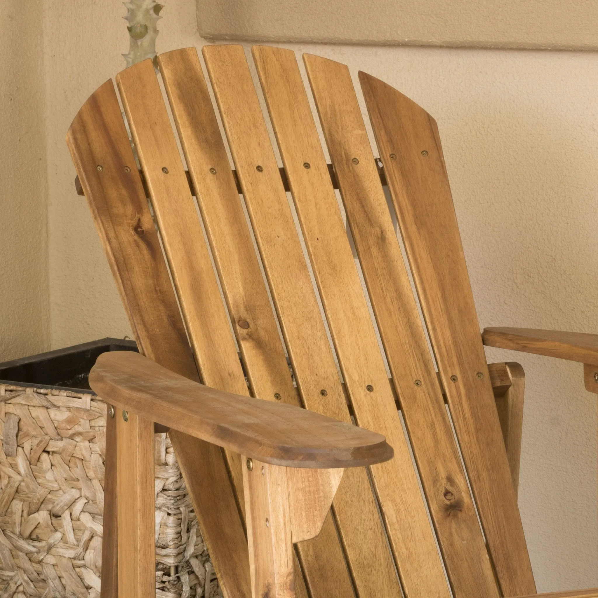 Outdoor Folding Wood Adirondack Chair - NH646692