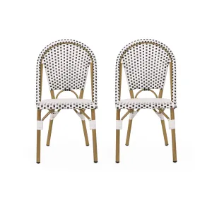 Outdoor French Bistro Chair (Set of 2) - NH152313 chandelier, pendant light