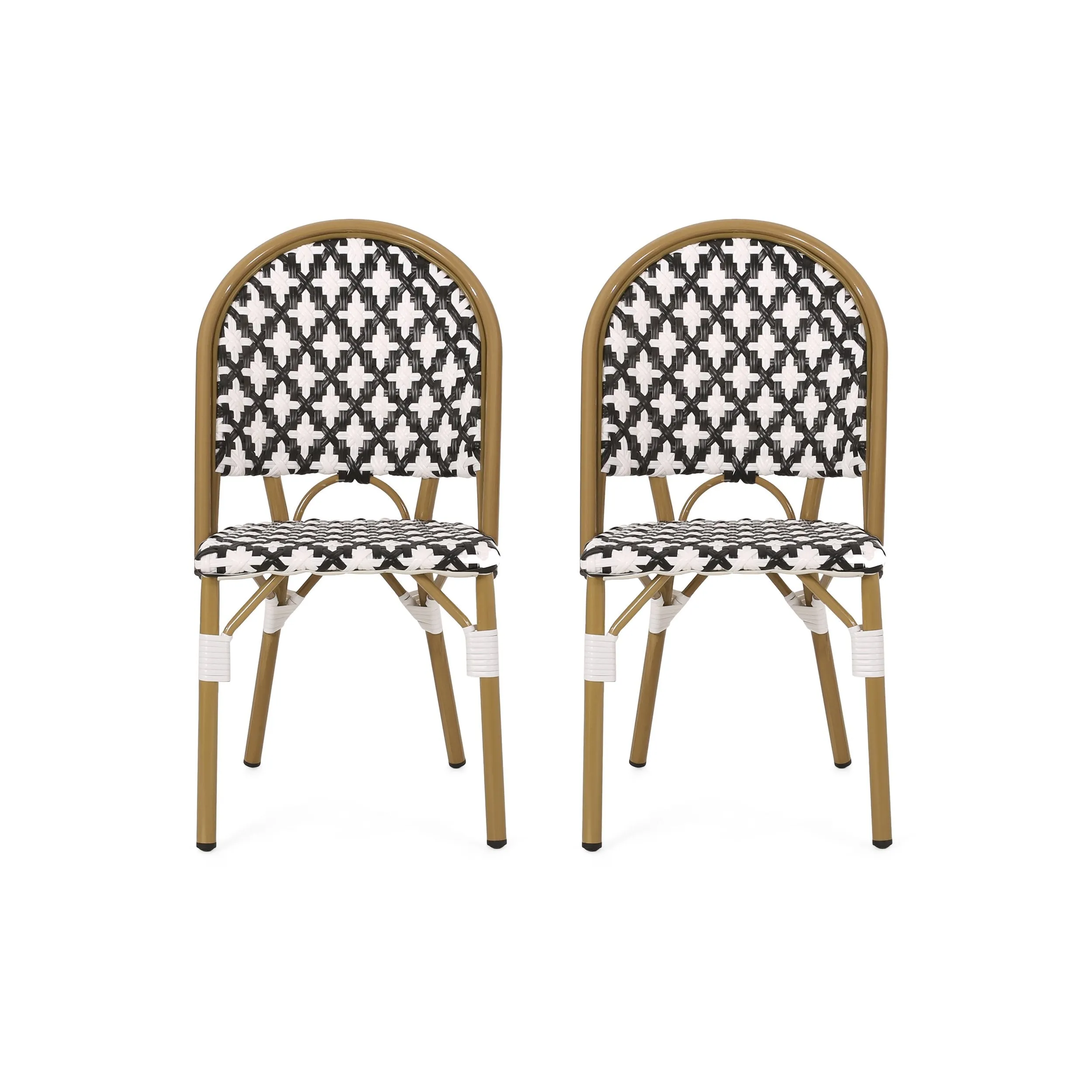 Outdoor French Bistro Chair (Set of 2) - NH752313 patio chairs, outdoor seating