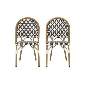 Outdoor French Bistro Chair (Set of 2) - NH752313 patio chairs, outdoor seating