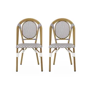 Outdoor French Bistro Chairs (Set of 2) - NH542313 chandelier, pendant light