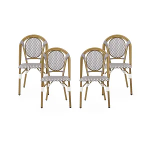 Outdoor French Bistro Chairs (Set of 4) - NH842313 chandelier, pendant light