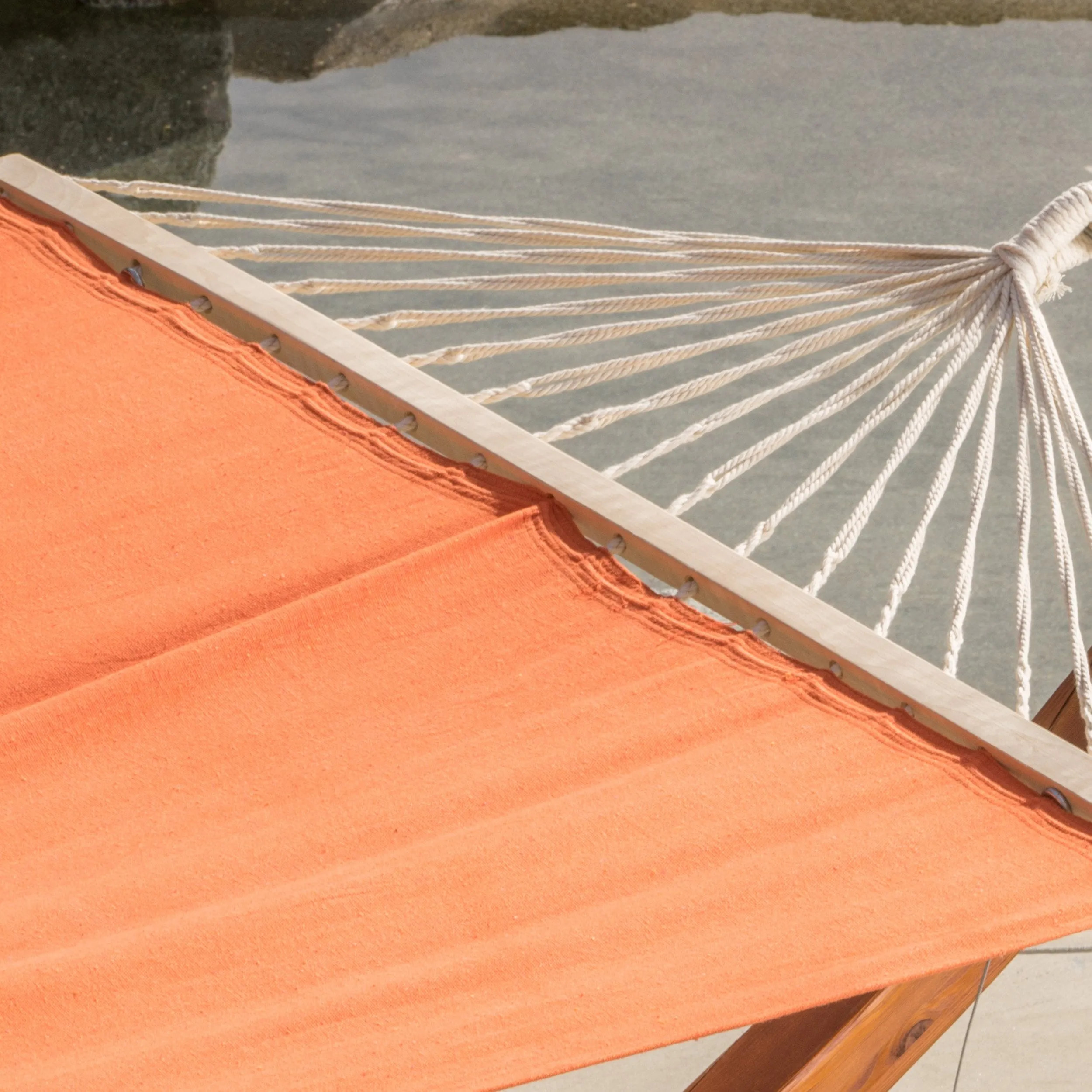Outdoor Hammock w/ Wooden Base - NH863992