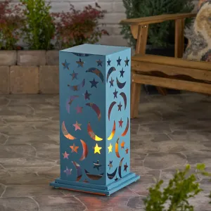 Outdoor Iron Cutout Lantern - NH962403 patio chairs, outdoor seating