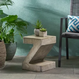 Outdoor Light-Weight Concrete Accent Table - NH438503 coffee table, accent table