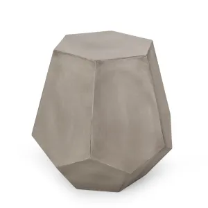 Outdoor Lightweight Concrete Side Table - NH904313 coffee table, accent table
