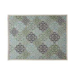 Outdoor Medallion Area Rug, Ivory and Multi - NH585803 patio chairs, outdoor seating