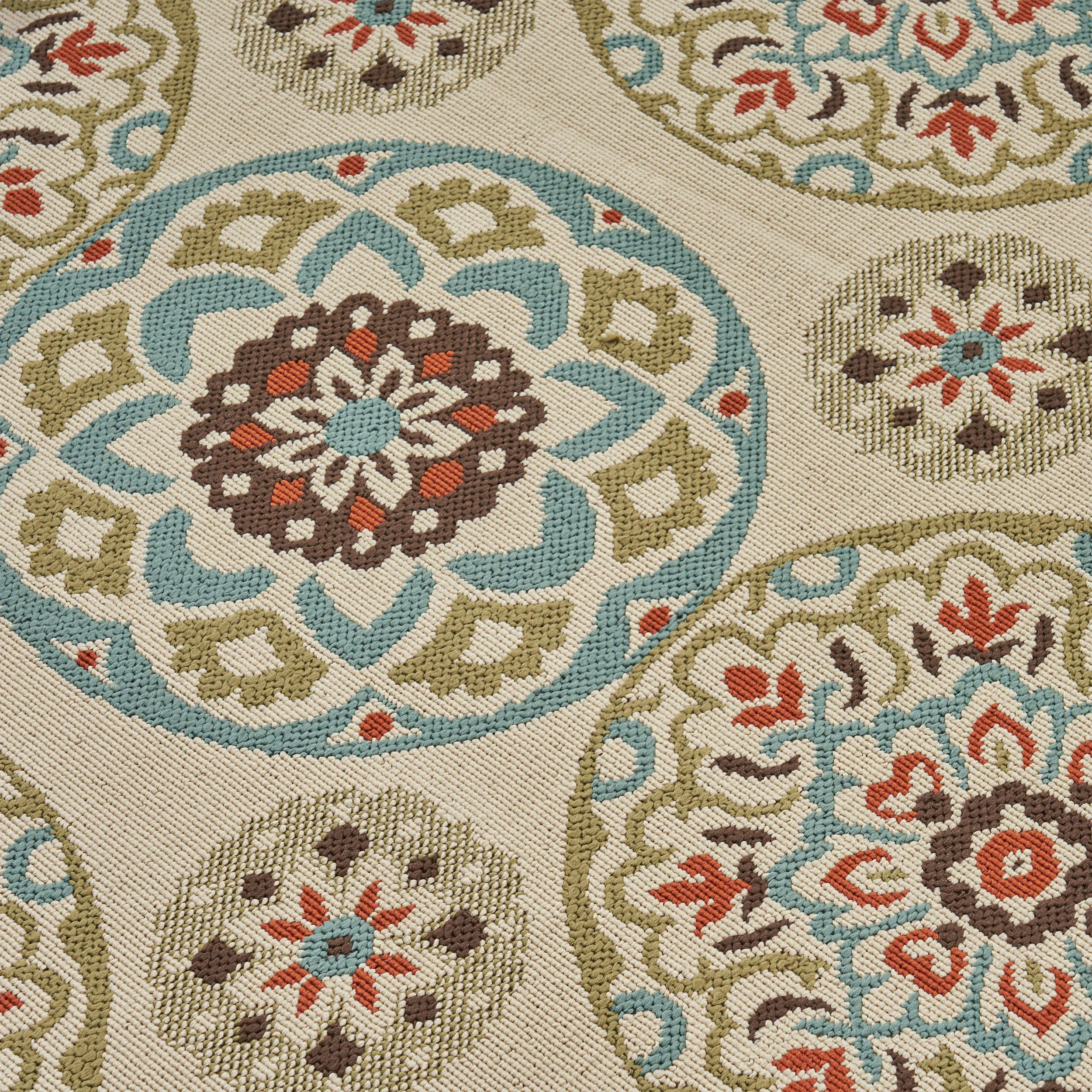 Outdoor Medallion Area Rug - NH306803