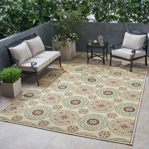 Outdoor Medallion Area Rug - NH306803 patio chairs, outdoor seating
