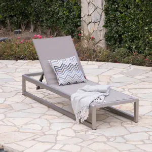 Outdoor Mesh Chaise Lounge - NH855303 patio chairs, outdoor seating