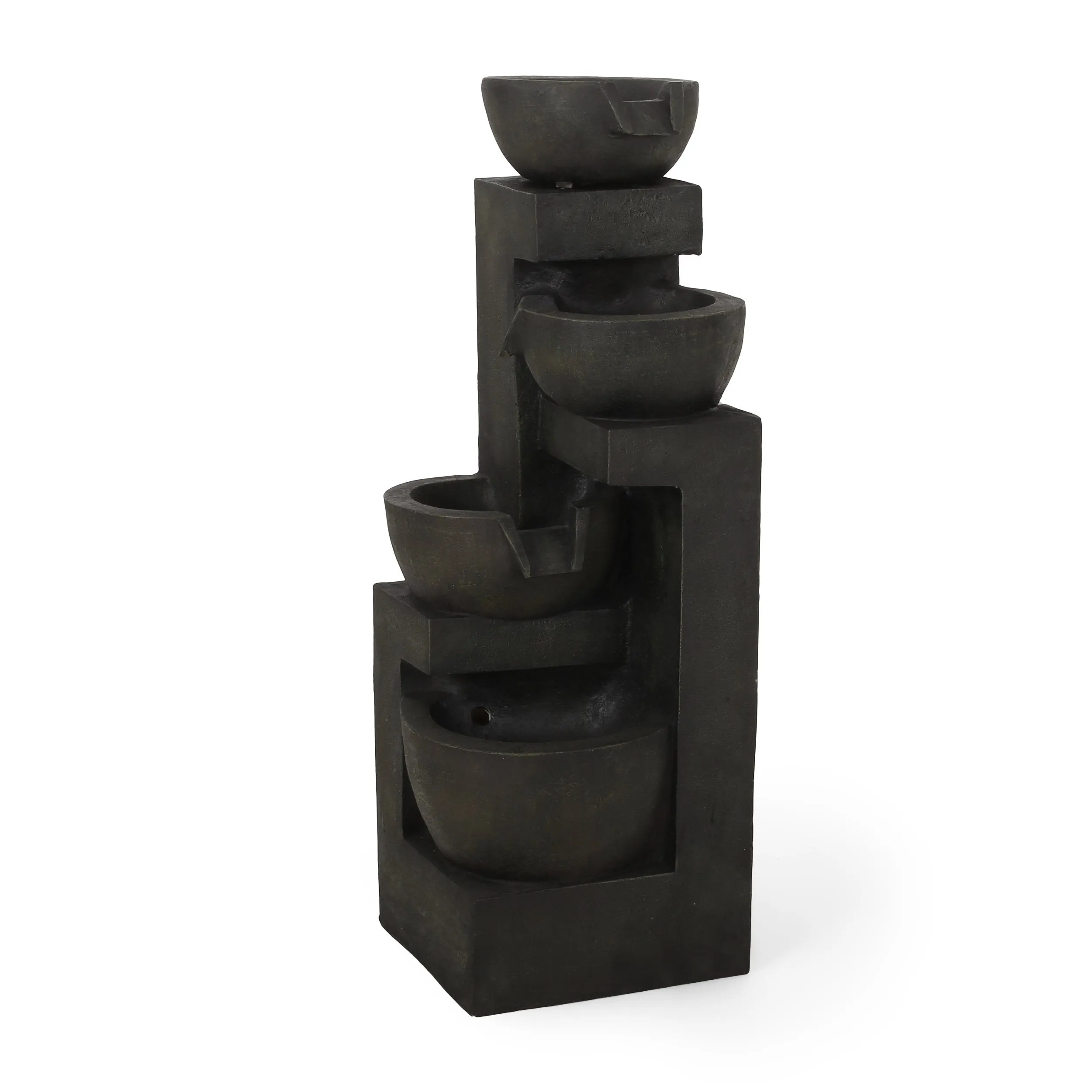 Outdoor Modern 3 Tier Fountain - NH120413 patio chairs, outdoor seating