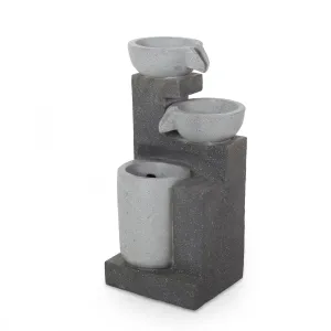 Outdoor Modern 3 Tier Fountain - NH220413 patio chairs, outdoor seating