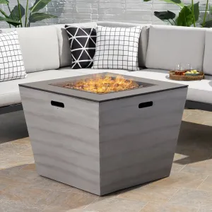 Outdoor Modern 30-Inch Square Fire Pit - NH934113 patio chairs, outdoor seating