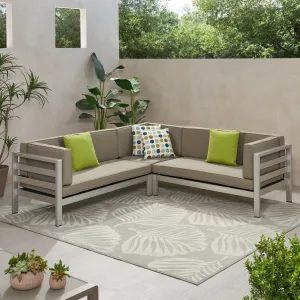 Outdoor Modern 5 Seater Sectional Sofa - NH996113 serving bowl, serving dish
