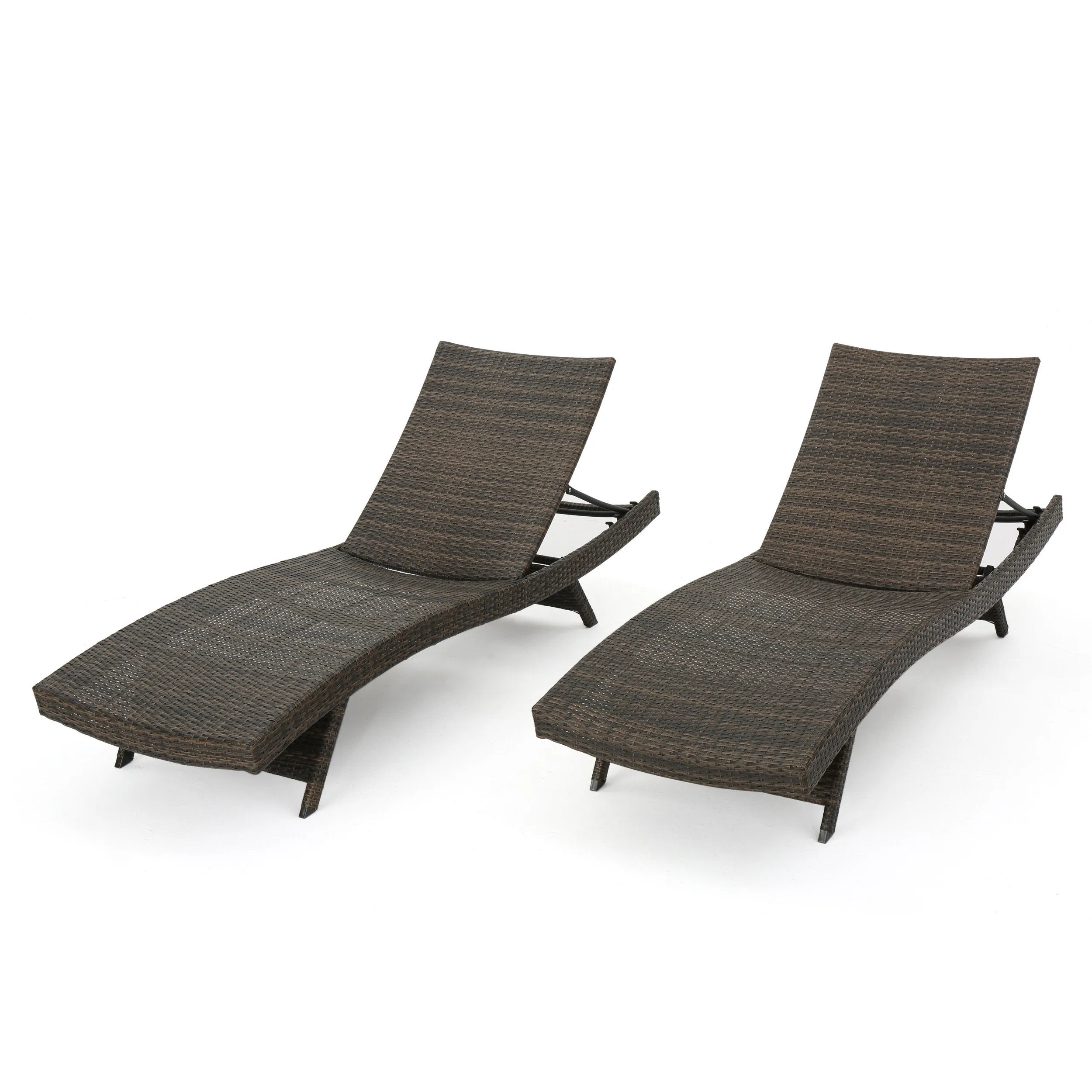Outdoor Modern Adjustable Wicker Chaise Lounge Chair - NH256003