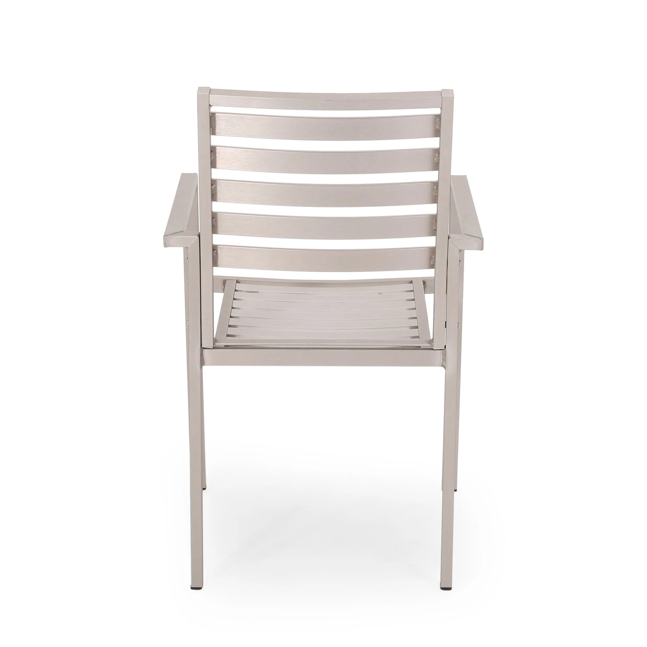 Outdoor Modern Aluminum Dining Chair (Set of 2) - NH958013