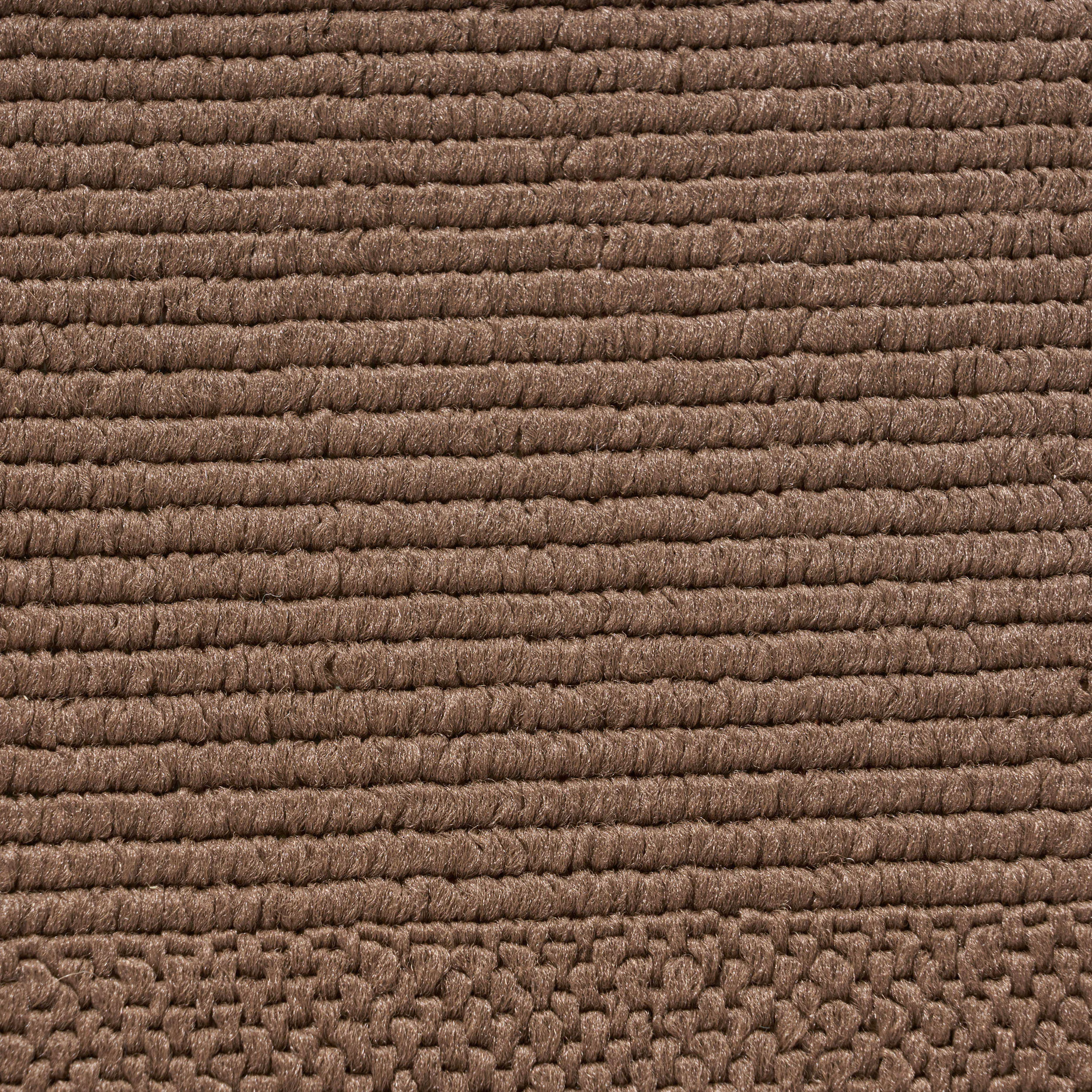 Outdoor Modern Brown Area Rug with Multi-Color Floral Print - NH009403