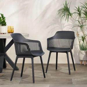 Outdoor Modern Dining Chair (Set of 2) - NH471213 chandelier, pendant light