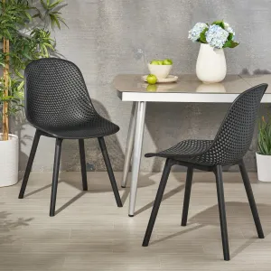 Outdoor Modern Dining Chair (Set of 2) - NH854213 chandelier, pendant light