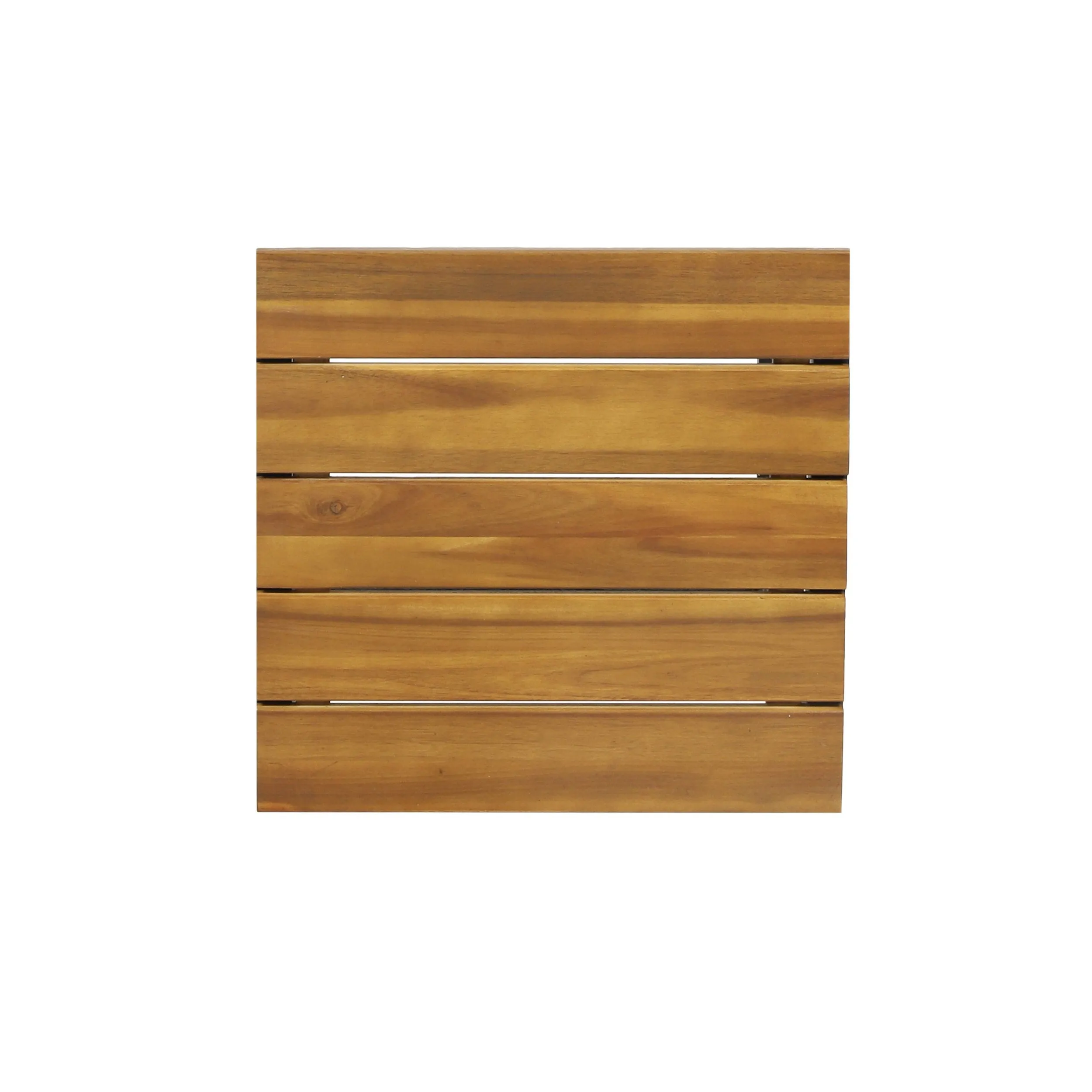 Outdoor Modern Industrial Acacia Wood Bar Stools (Set of 2) - NH202313