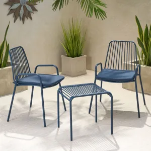 Outdoor Modern Iron 2 Seater Chat Set with Cushions - NH537013 clothes rack, garment rack