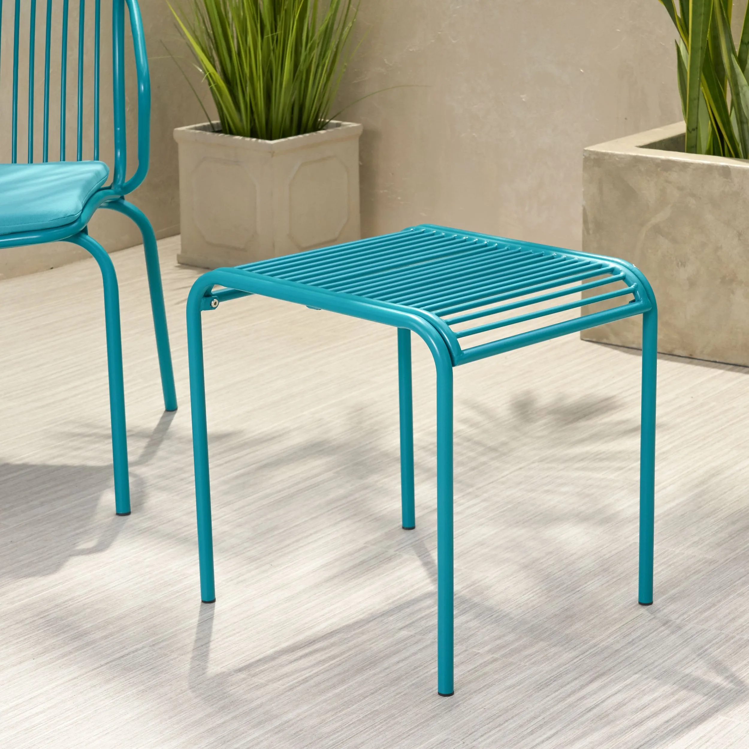 Outdoor Modern Iron Side Table - NH327013