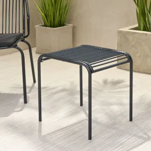Outdoor Modern Iron Side Table - NH327013 coffee table, accent table