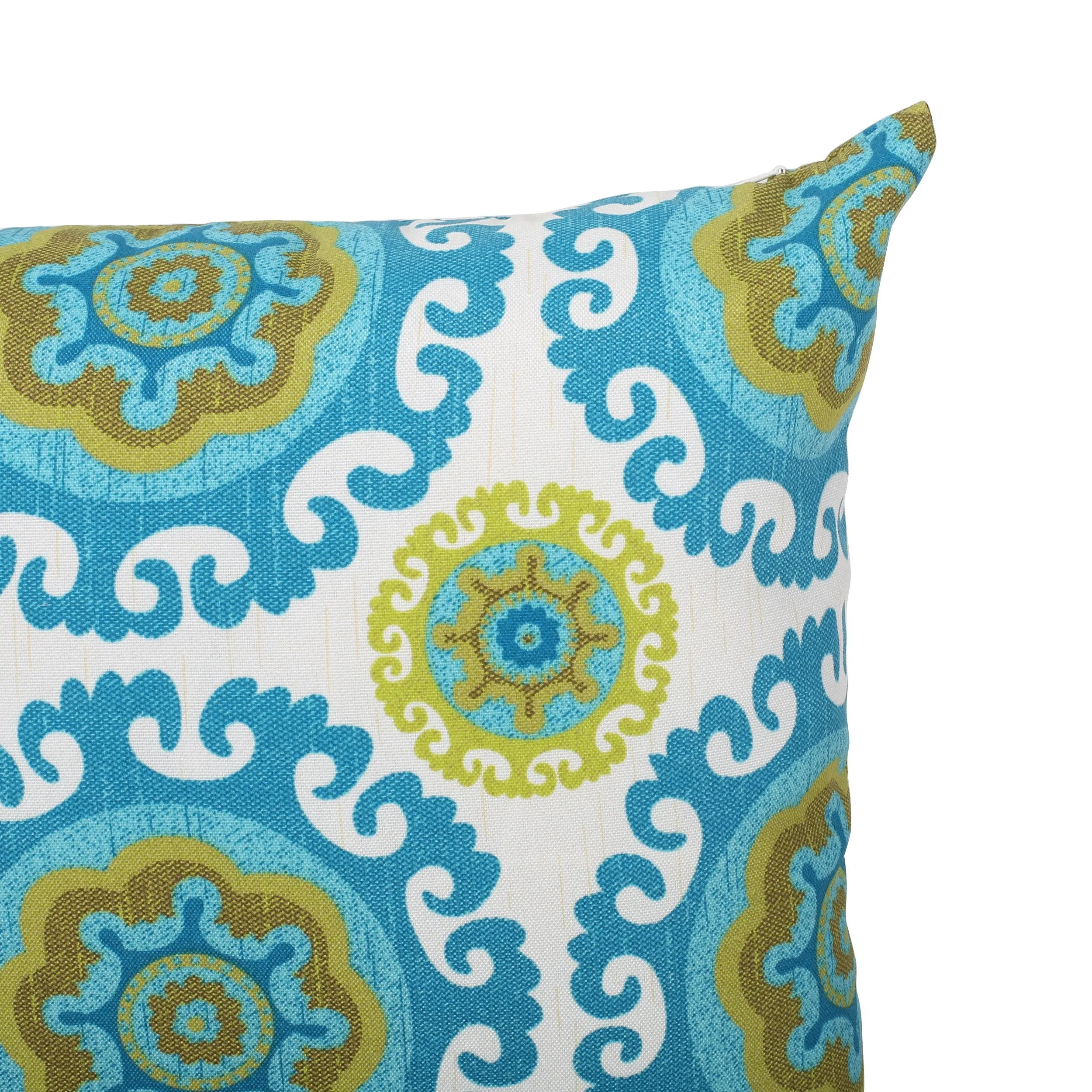 Outdoor Modern Square Water Resistant Fabric Pillow (Set of 2) - NH934013