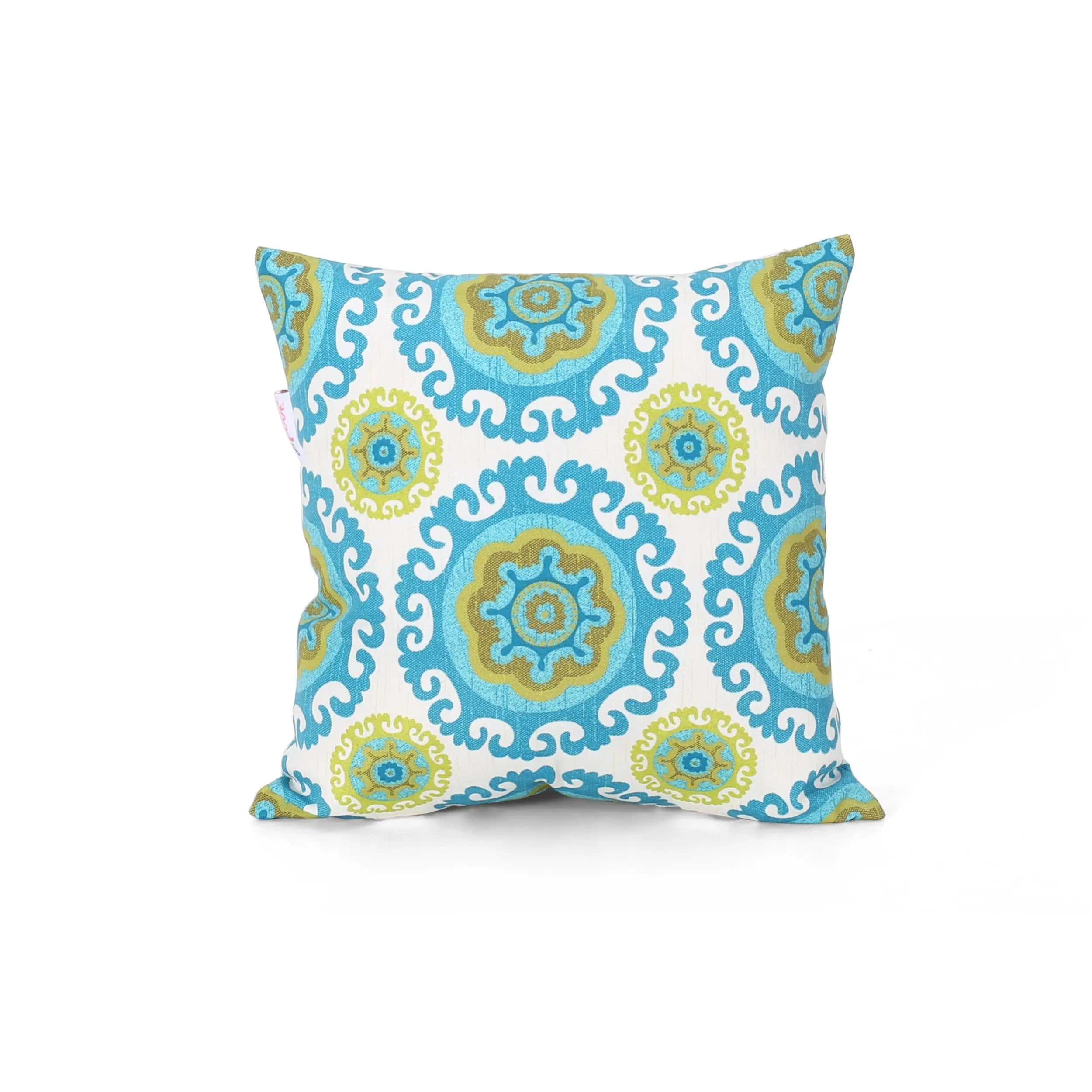 Outdoor Modern Square Water Resistant Fabric Pillow (Set of 2) - NH934013