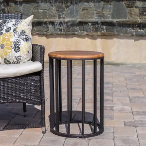 Outdoor Natural Finished Acacia Wood 15-inch Accent Table - NH431103 coffee table, accent table