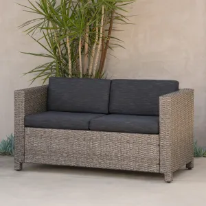 Outdoor PE Wicker Love Seat - NH433403 stair tread rug, stair mat