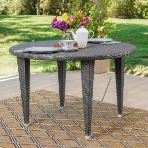 Outdoor Round Wicker Dining Table - NH731103 patio chairs, outdoor seating