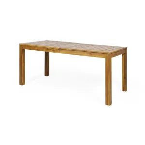 Outdoor Rustic Acacia Wood Dining Table - NH012313 patio chairs, outdoor seating