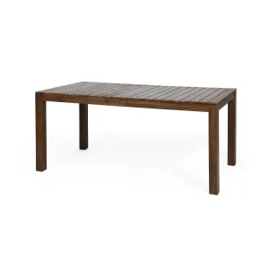 Outdoor Rustic Acacia Wood Dining Table - NH112313 patio chairs, outdoor seating