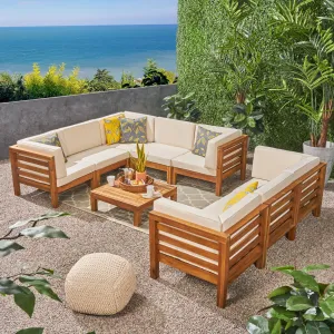 Outdoor Sectional Sofa Set with Coffee Table - NH380703 serving bowl, serving dish