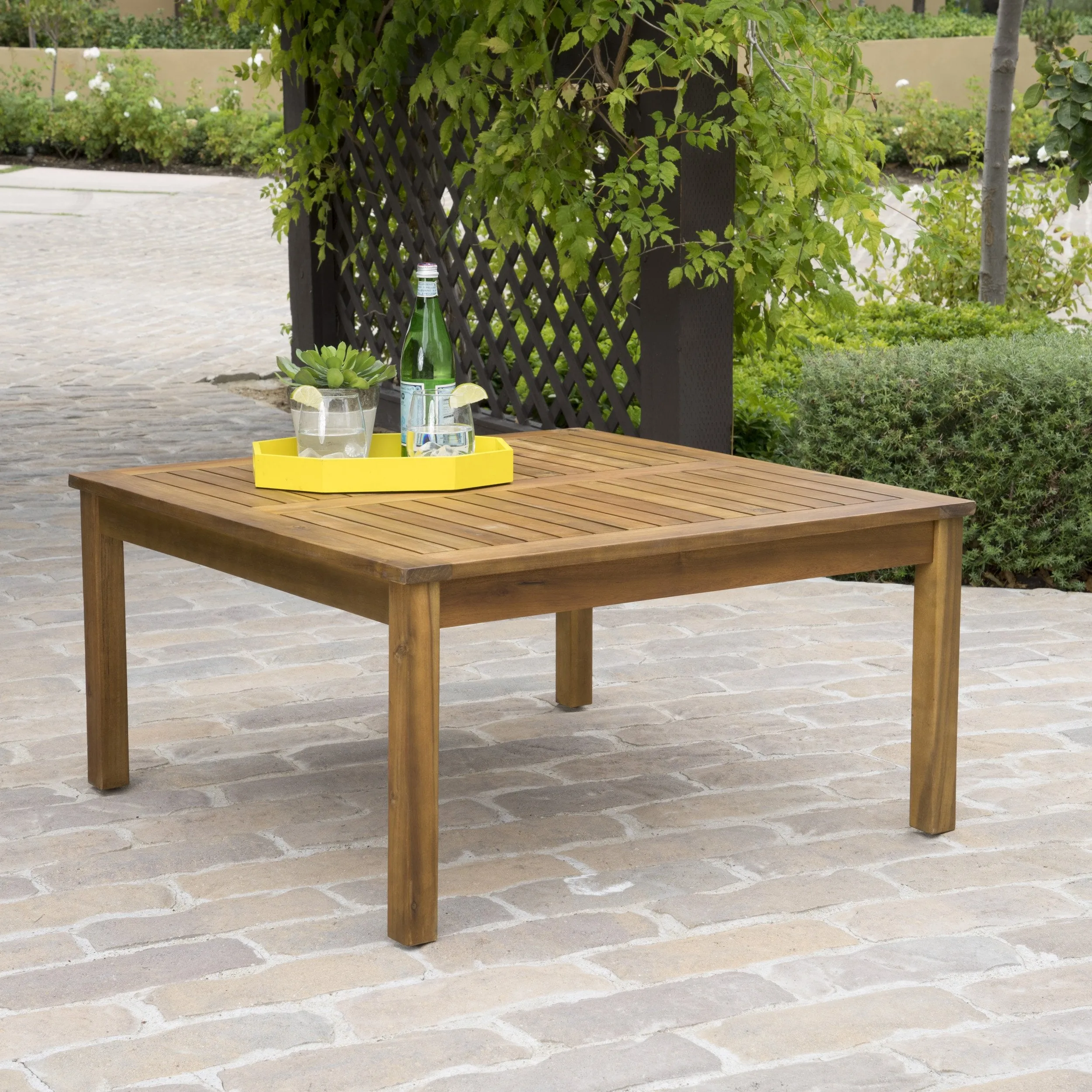 Outdoor Teak Fnished Acacia Wood Coffee Table - NH439003 coffee table, accent table